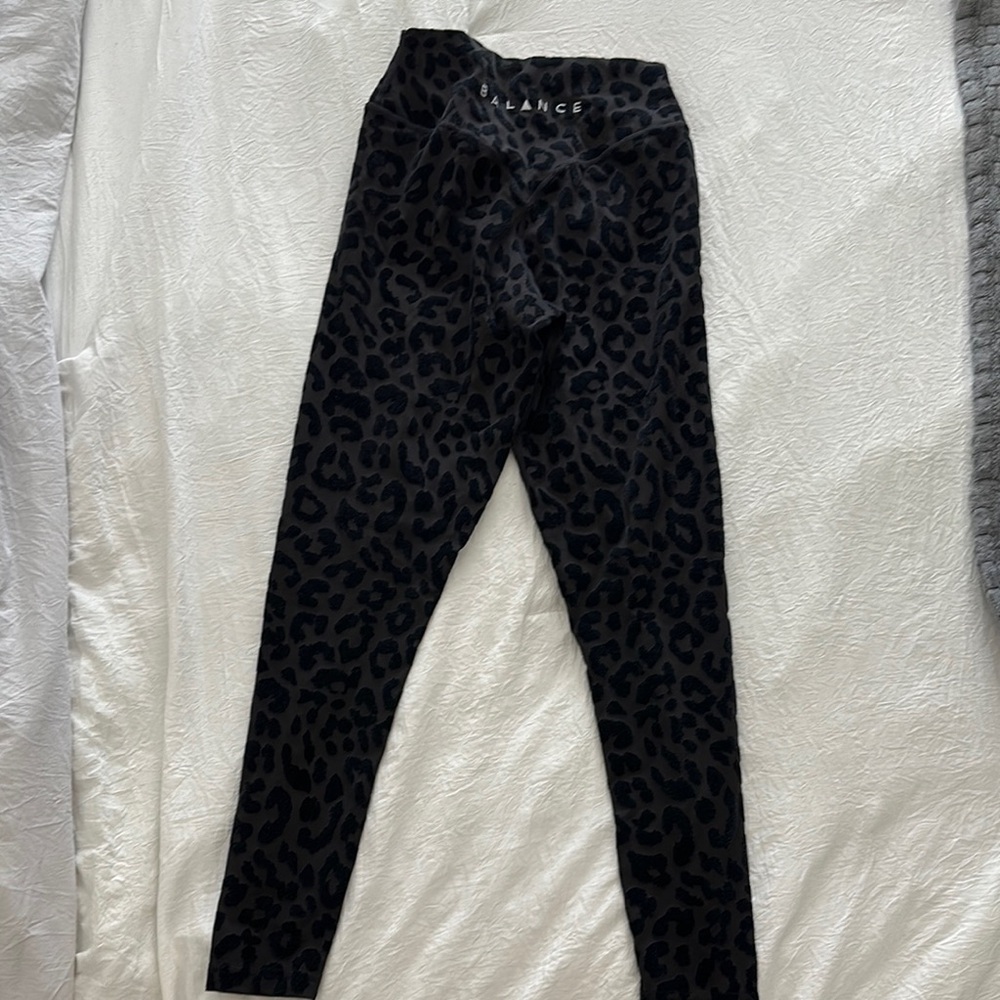 Balance Athletica Black Leopard Leggings